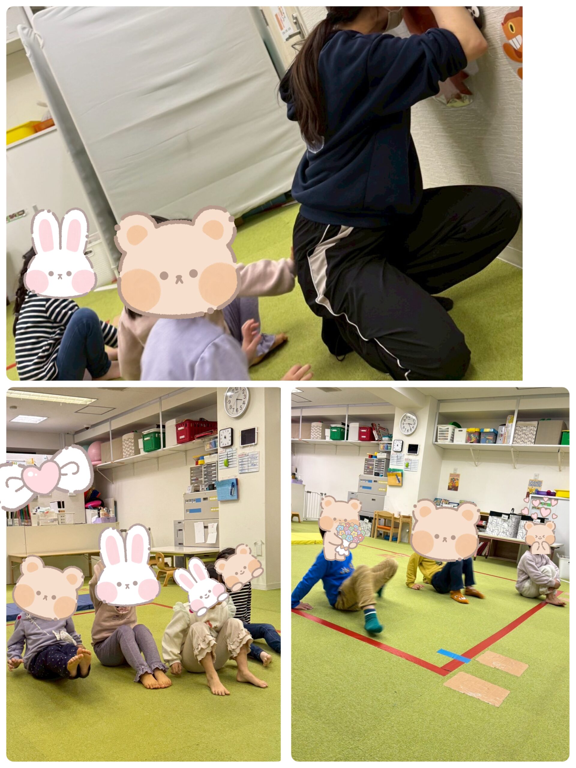 【南堀江】児童発達支援　だるまさんが転んだ①