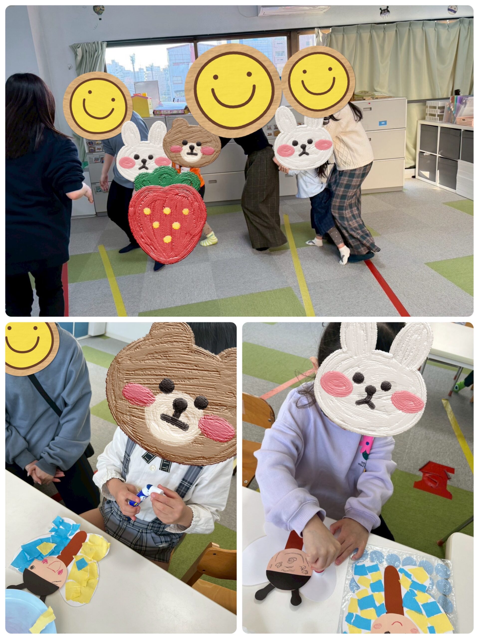 【北堀江】児童発達支援　ちょうちょう制作と一列鬼ごっこ🥰