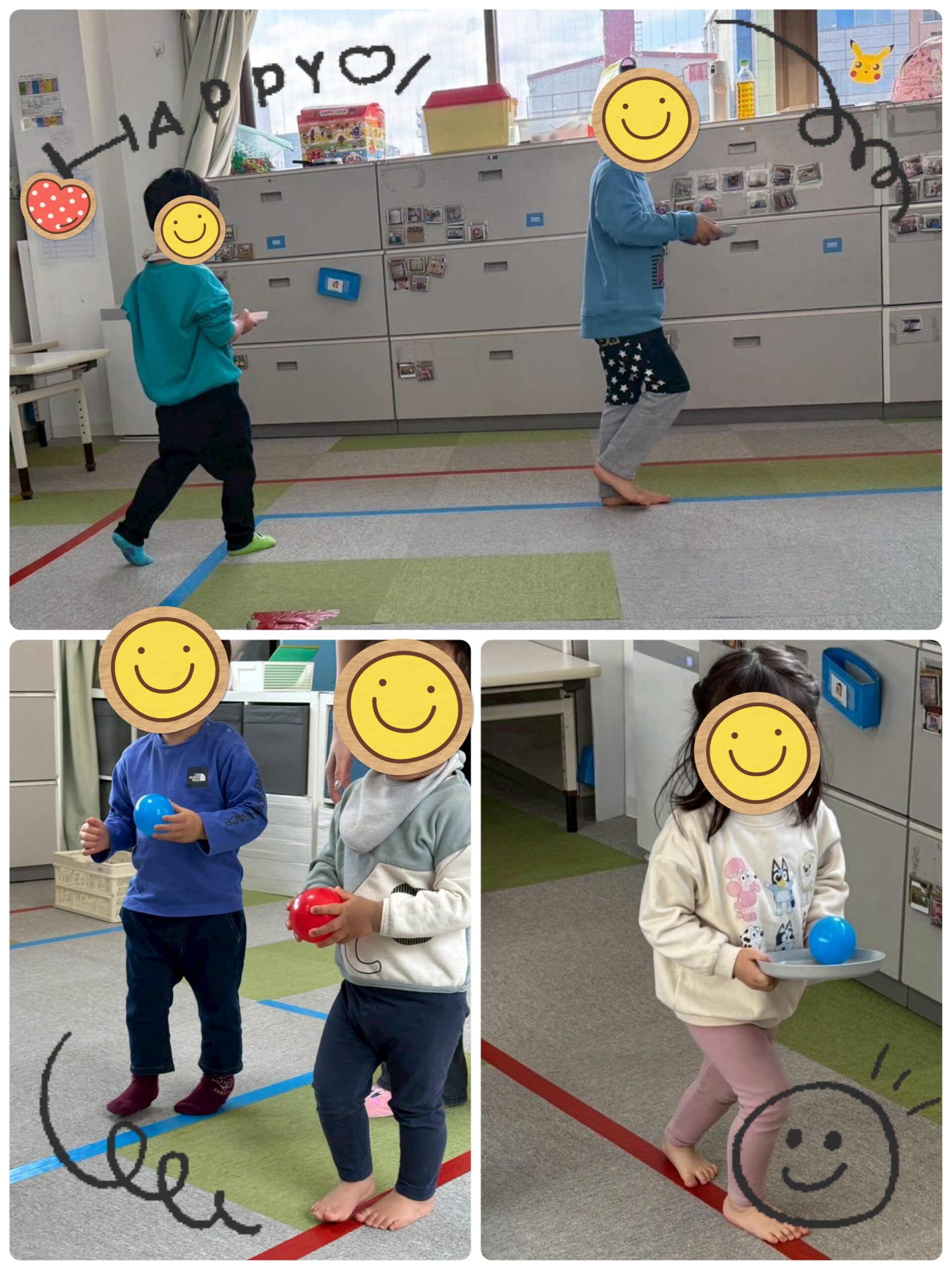 【北堀江】児童発達支援 ボールあそび③④