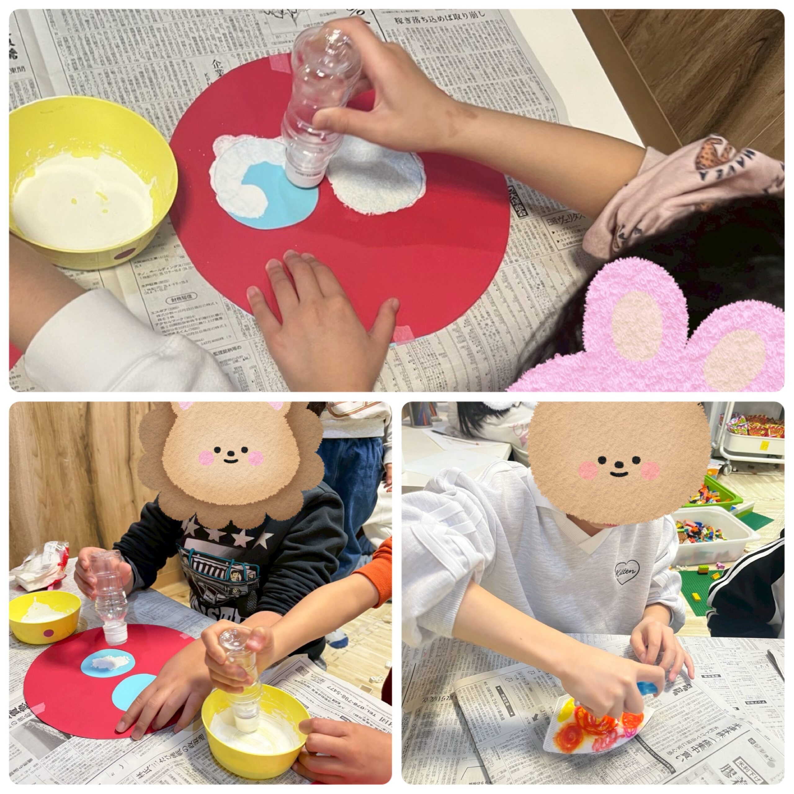 【北堀江】放デイ：公文📖 シマエナガ制作🐤