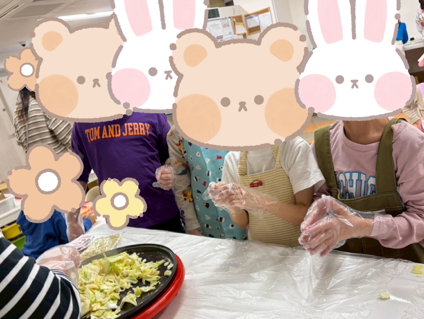 【南堀江】放デイ　クッキング「コッペパンサンド」