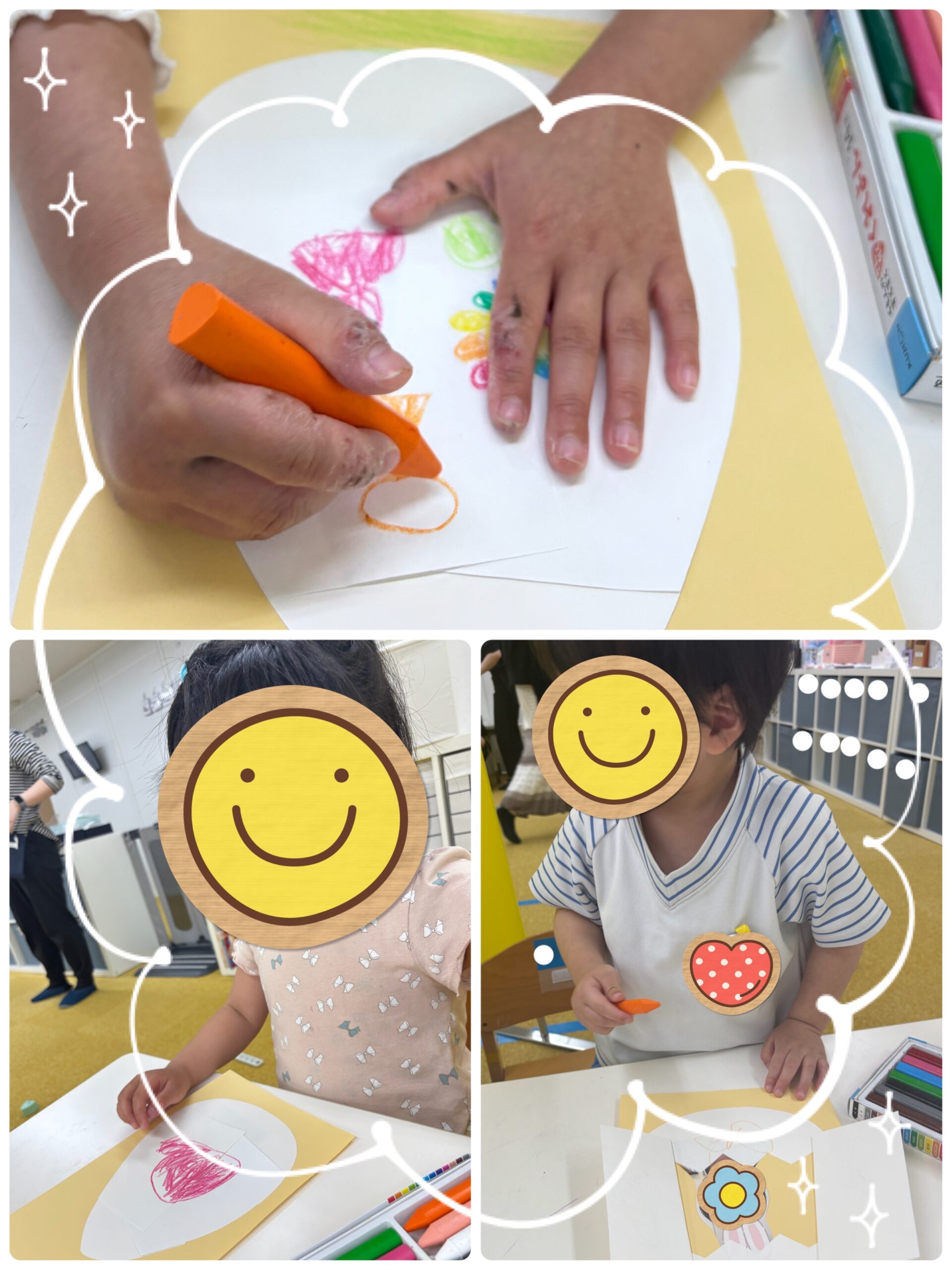 【西長堀】児童発達支援　たまご制作🥚🐰