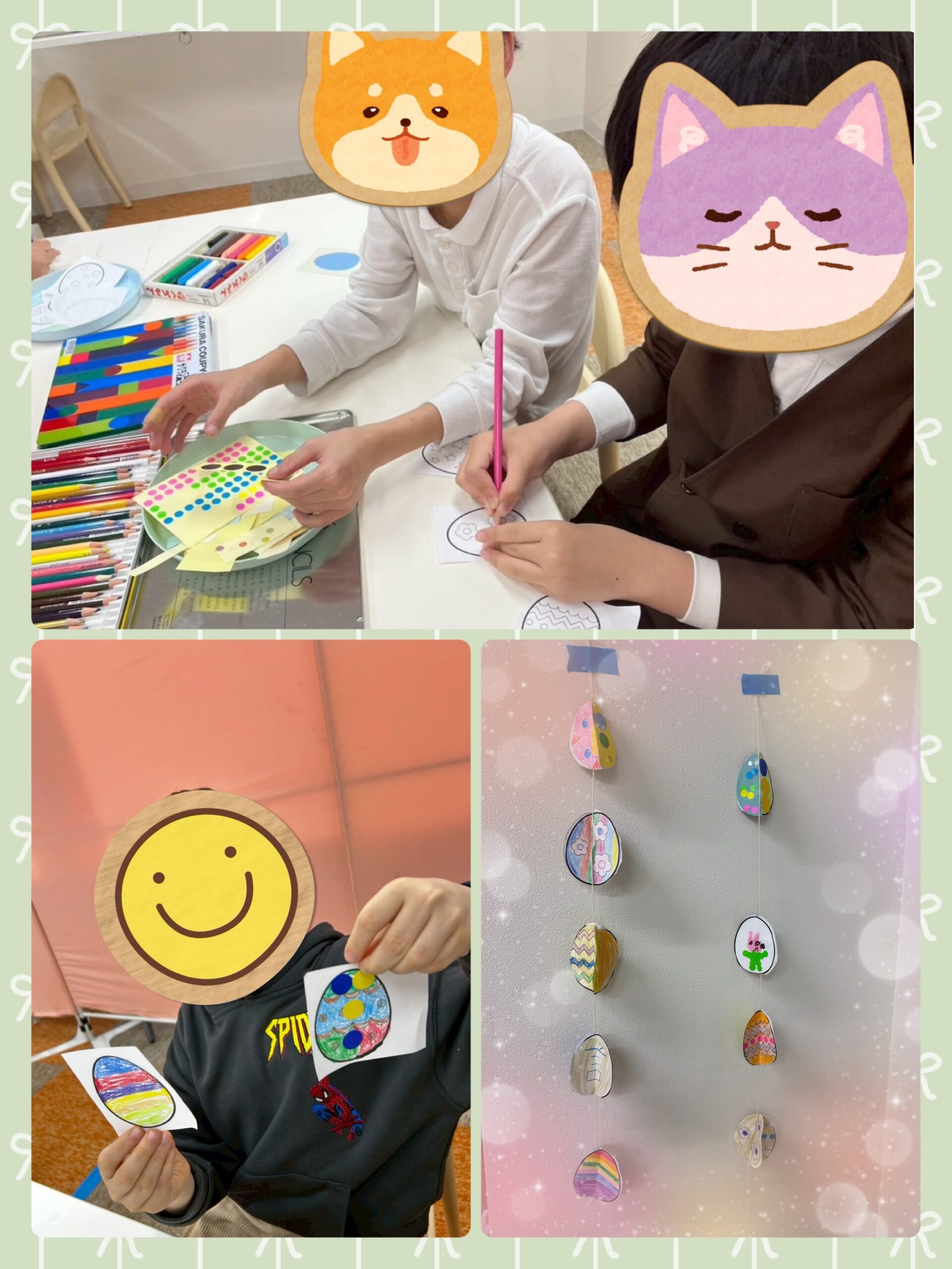 【南堀江】放デイ　イースターエッグ制作