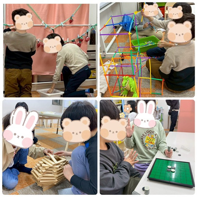 【南堀江】放デイ　異学年交流での関わり🥰🌱