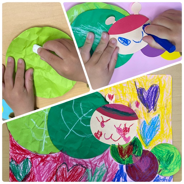 【ハッピープラス南堀江】キャベツとあおむし制作🐛