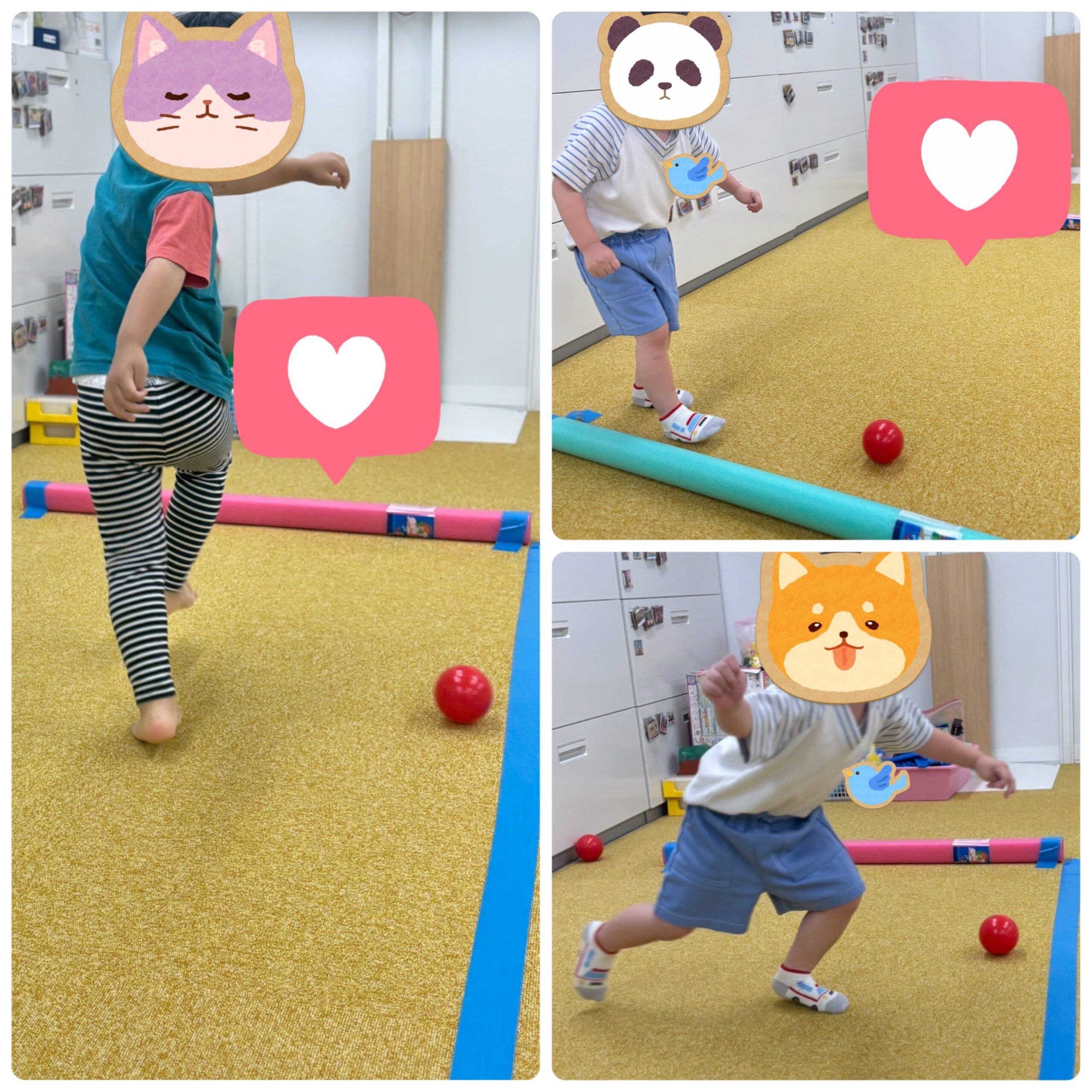 【西長堀】児童発達支援：ボールに当たるな運動