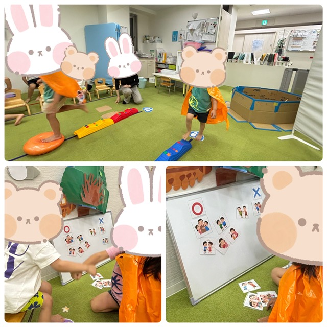 【南堀江】児童発達支援　良いタッチ・悪いタッチ🤝&仕分けゲーム🦸‍♂️