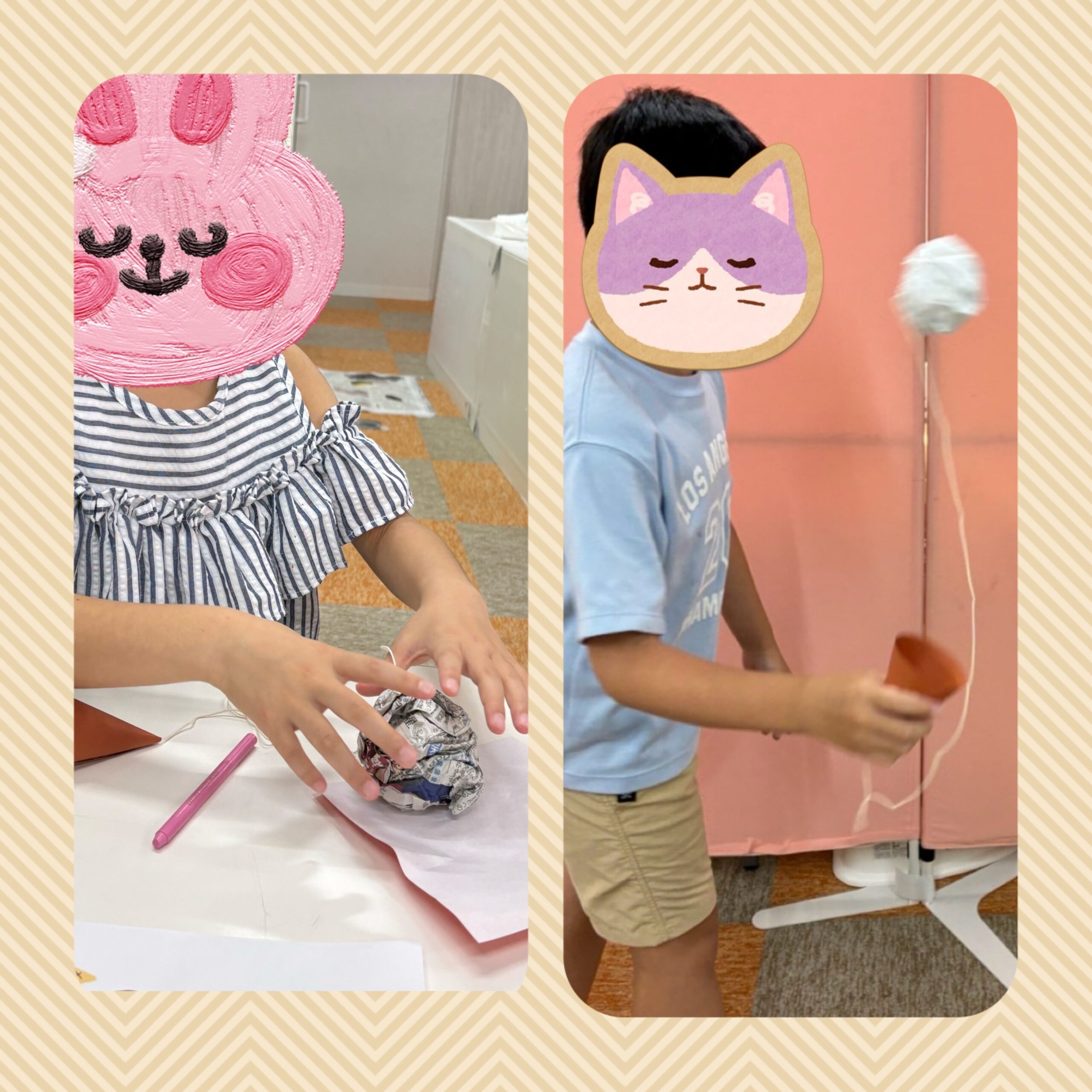 【南堀江】放デイ 制作「アイスクリームけん玉」