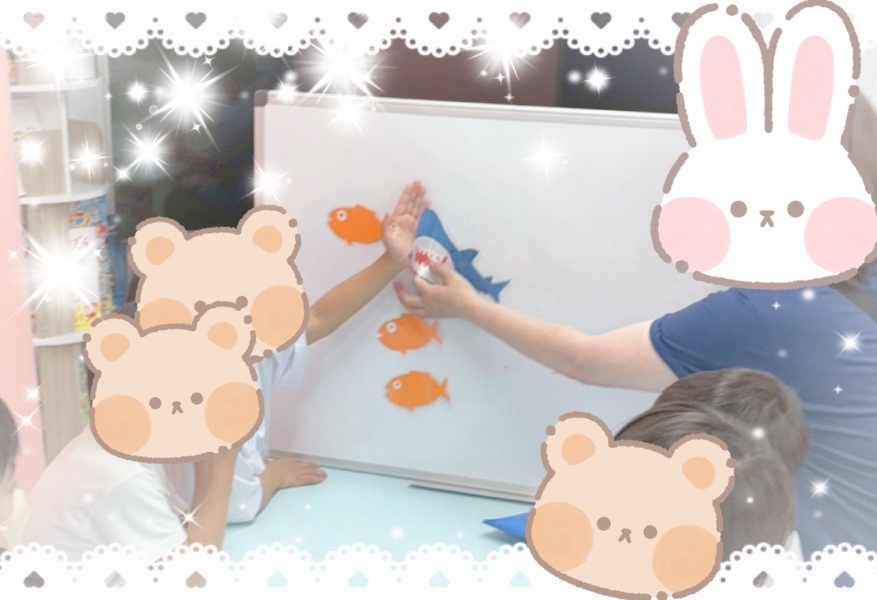 【南堀江】放デイ：公文📝＆英語Five Little Fishes Swimming in the Sea🦈🐟