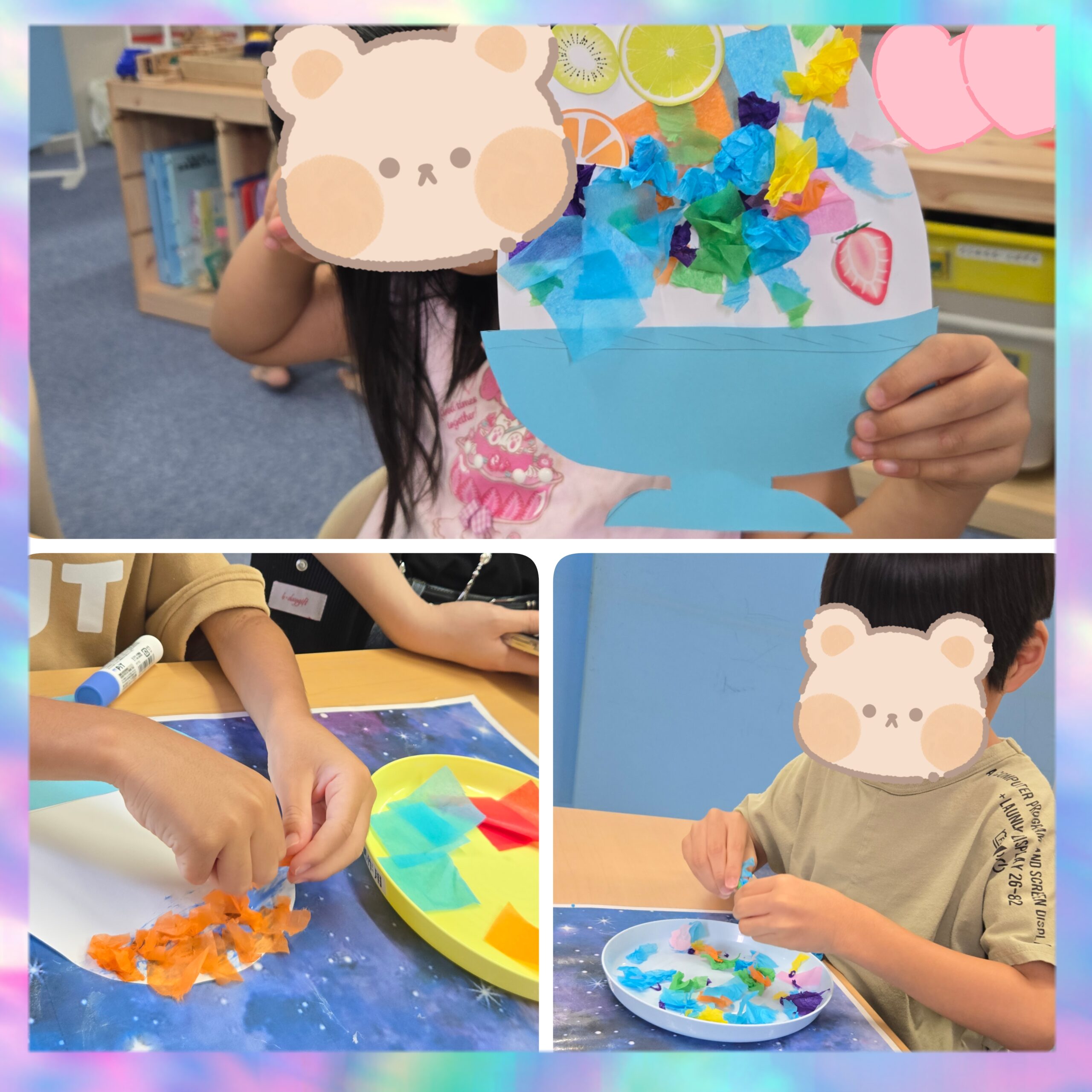 【ハッピープラス南堀江】公文📗　かき氷制作🍧