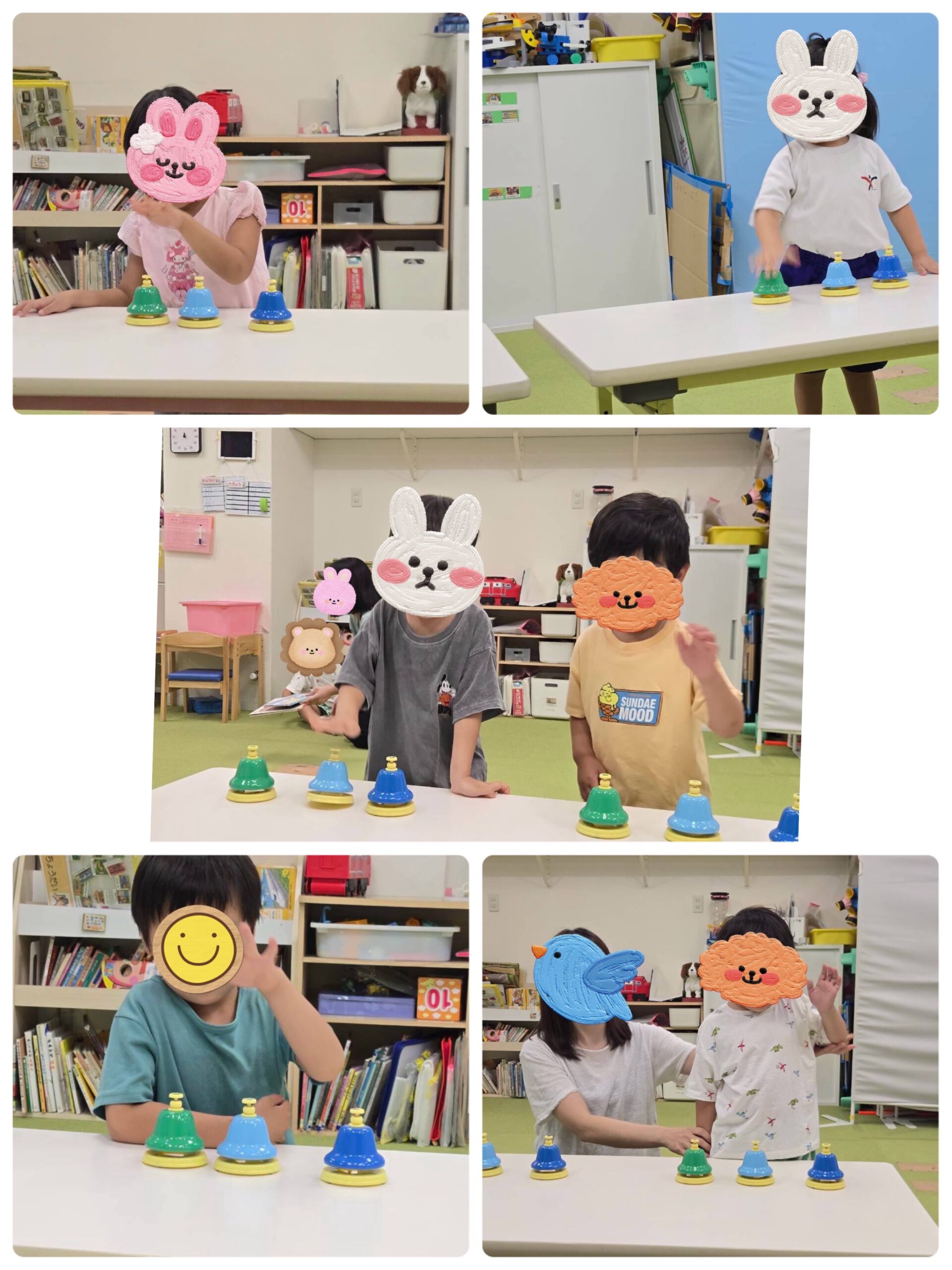 【南堀江】児童発達支援：集団音楽～楽器演奏の様子２～