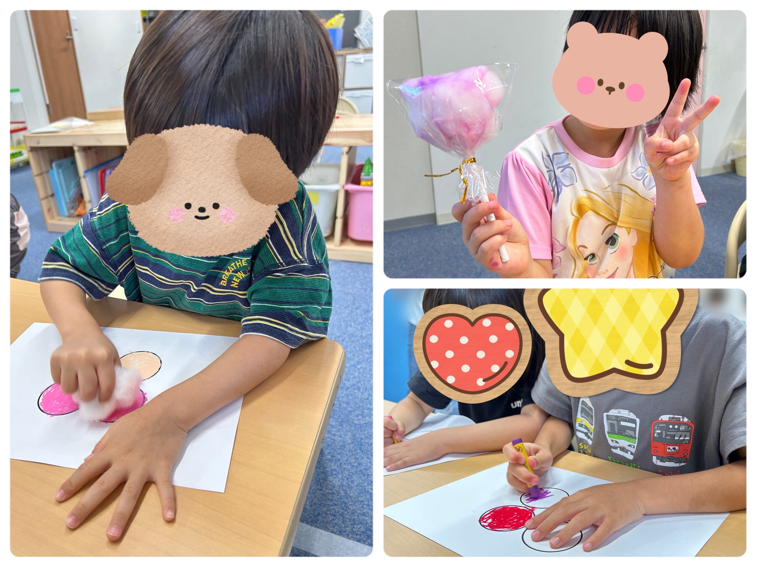 【ハッピープラス南堀江】わたあめ制作💭🌈
