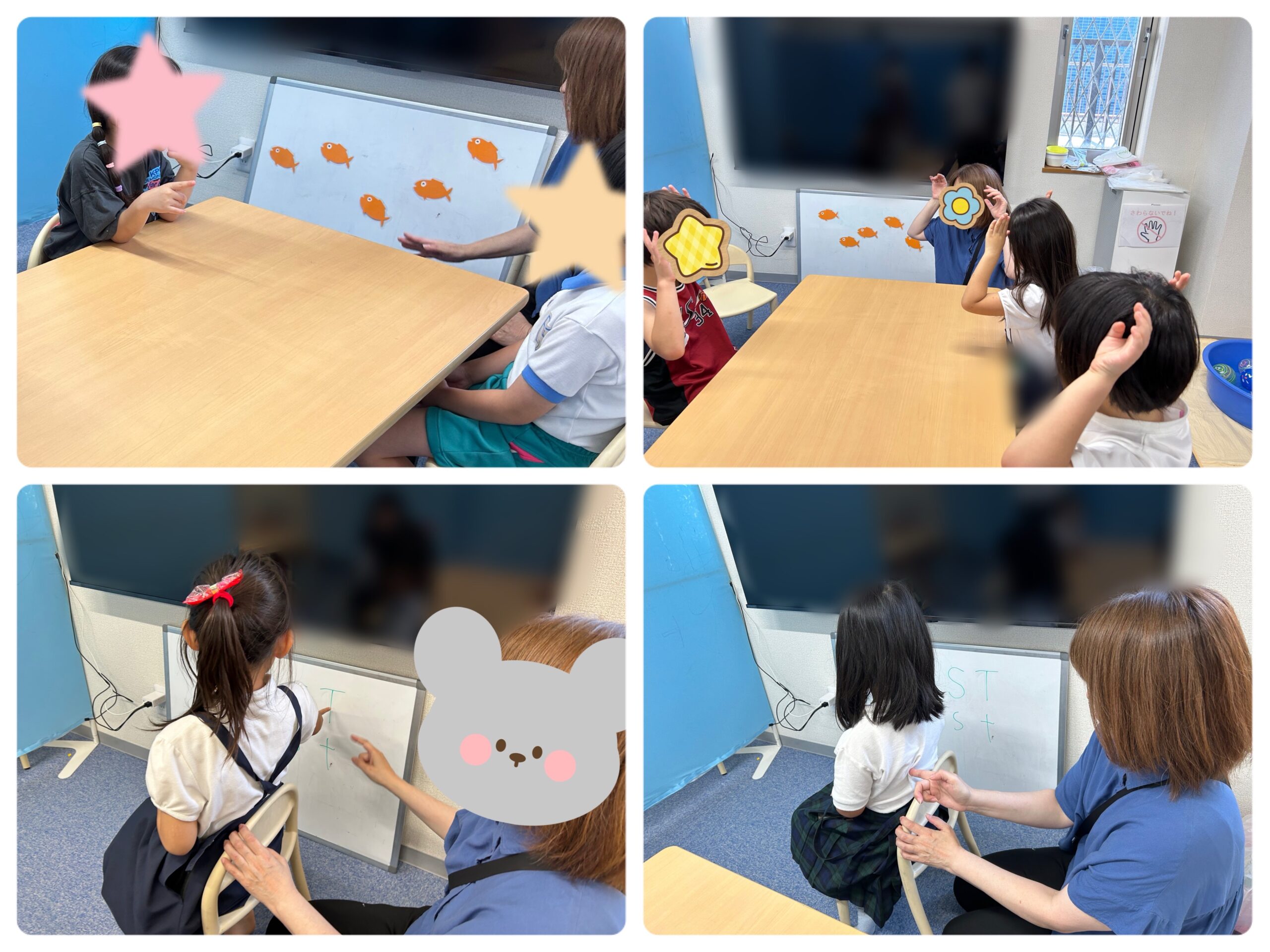 【ハッピープラス南堀江】英語🔤Five little fishes🐟