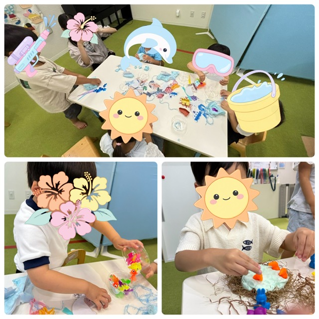 【南堀江】児童発達支援　センサリープレイ:夏🌻