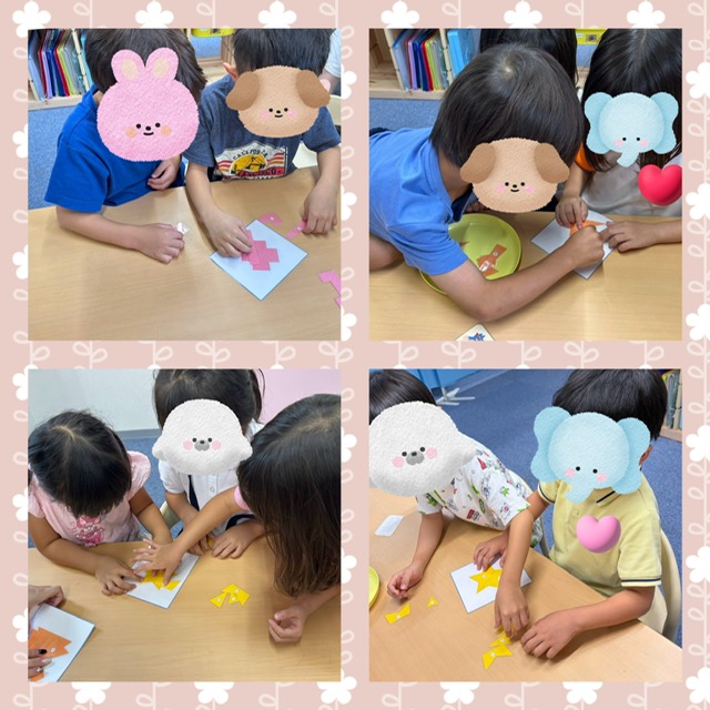 【ハッピープラス南堀江】図形パズルに挑戦しよう🧩💕