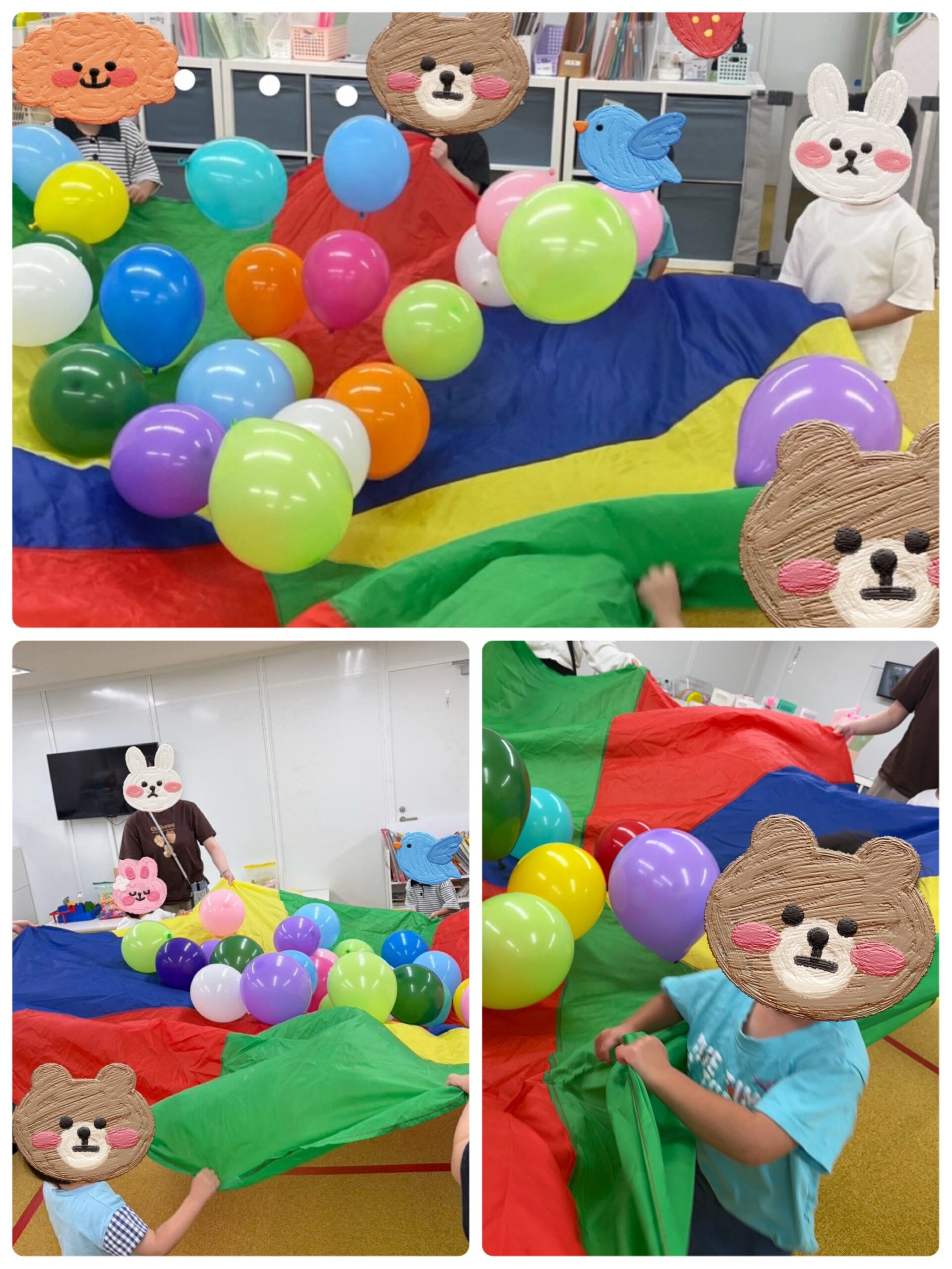 【西長堀】児童発達支援　集団活動「風船遊び🎈」