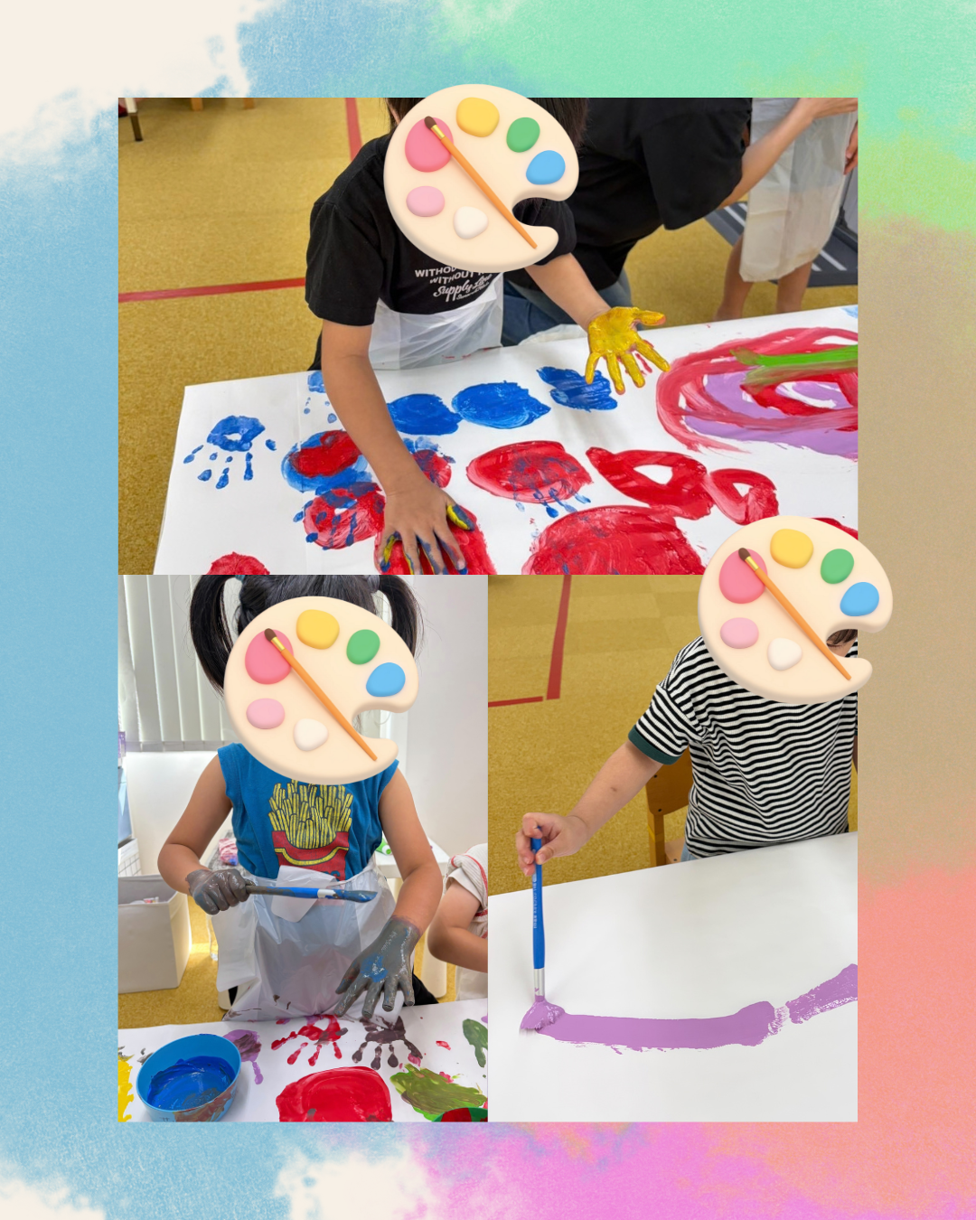 【西長堀】児童発達支援　自由絵画制作